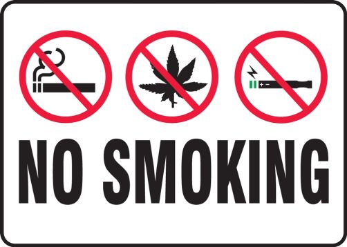 Safety Sign: No Smoking