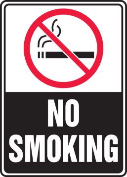 NO SMOKING (W/GRAPHIC)