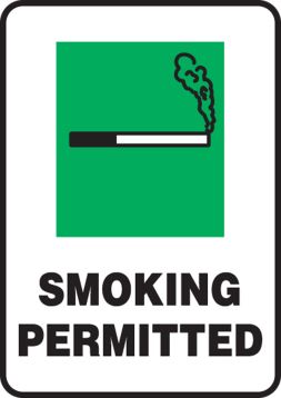 SMOKING PERMITTED (W/GRAPHIC)