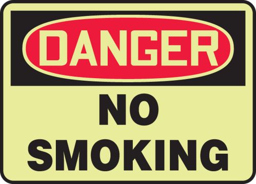 NO SMOKING (GLOW)