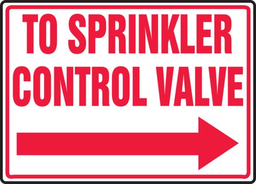 TO SPRINKLER CONTROL VALVE (ARROW RIGHT)