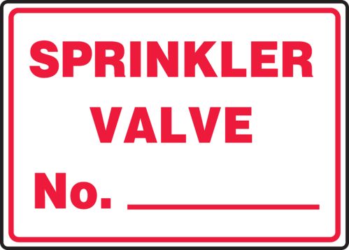 SPRINKLER VALVE NO._____