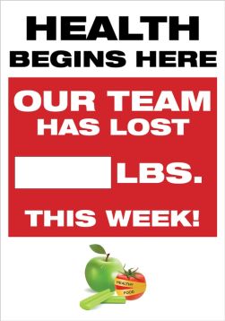 HEALTH BEGINS HERE. OUR TEAM HAS LOST #### LBS. THIS WEEK!