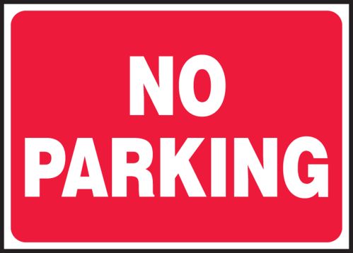SIGN PAD - NO PARKING