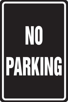 NO PARKING