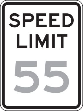 SPEED LIMIT ___ 