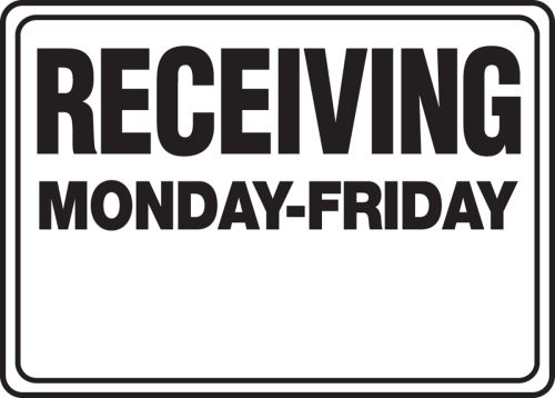 RECEIVING MONDAY-FRIDAY