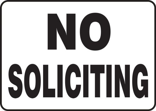 NO SOLICITING