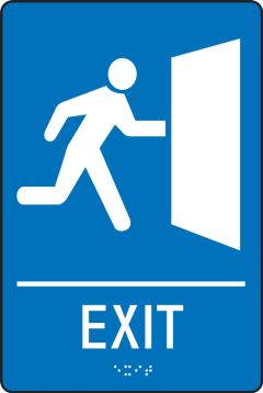 EXIT (W/GRAPHIC)