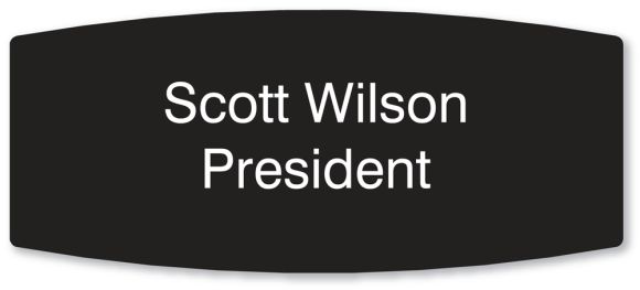 Custom Engraved Office Sign Only
