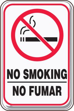 NO SMOKING (W/GRAPHIC) (BILINGUAL)