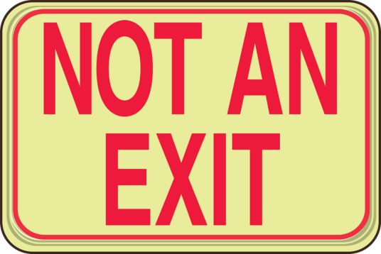 NOT AN EXIT