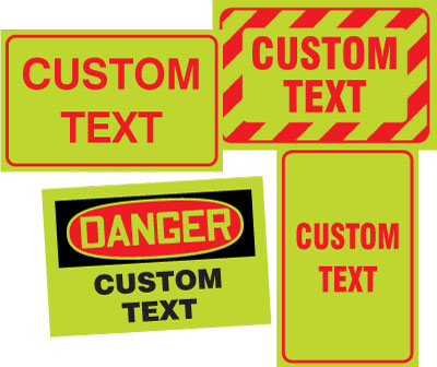 CUSTOM LUMI-GLOW™ DECO-SHIELD™ SIGNS
