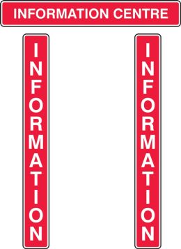 RAMS Board Title Plaque Sets: Information Centre