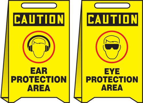EAR PROTECTION AREA / EYE PROTECTION AREA