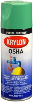 Plant & Facility, Legend: OSHA COLOR SPRAY PAINTS