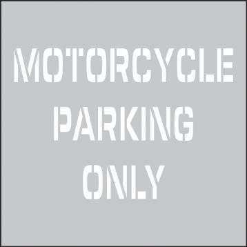 MOTORCYCLE PARKING ONLY