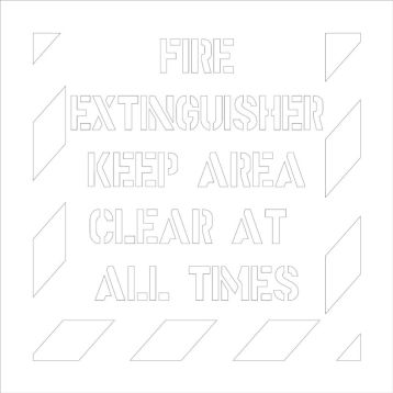Fire Extinguisher Keep Area Clear At All Times