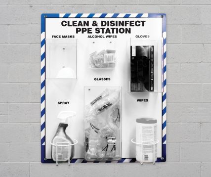 Clean & Disinfect PPE Station