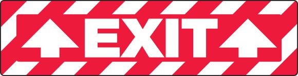 EXIT (W/ARROWS)