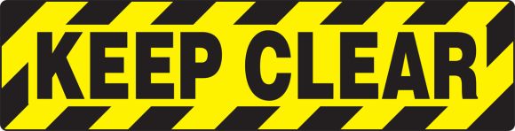 KEEP CLEAR