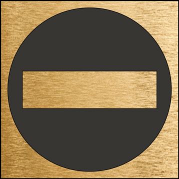 Labeling, Legend: DO NOT ENTER SYMBOL