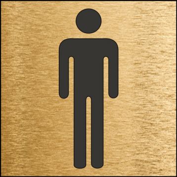 Safety Sign, Legend: MAN PICTORIAL