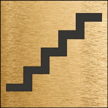 Labeling, Legend: STAIRWAY PICTORIAL