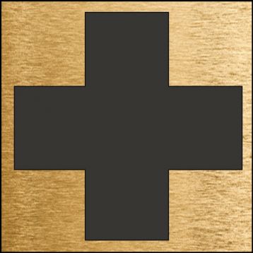 Labeling, Legend: FIRST AID SYMBOL