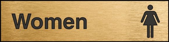 Safety Sign, Legend: WOMEN