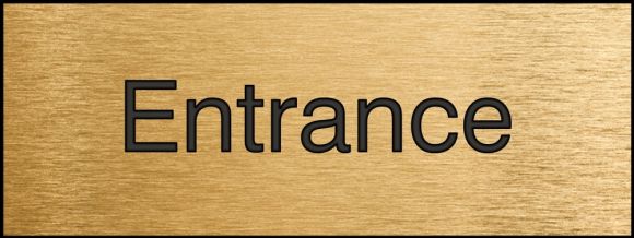 Labeling, Legend: ENTRANCE