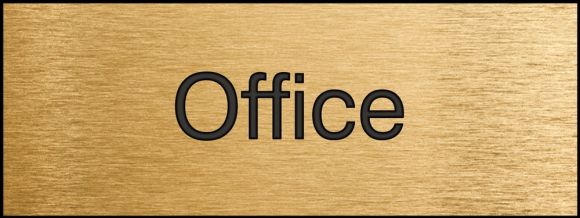 Safety Sign, Legend: OFFICE
