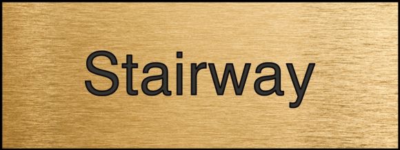 Labeling, Legend: STAIRWAY