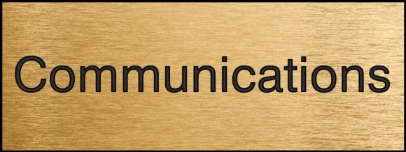 Plant & Facility, Legend: COMMUNICATIONS