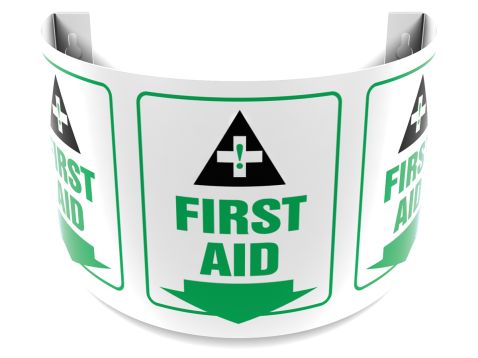 Safety Sign, Legend: FIRST AID