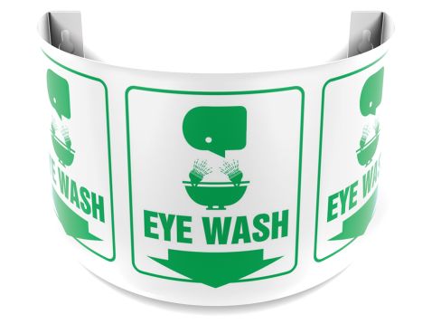 Safety Sign, Legend: EYE WASH