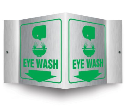 EYE WASH W/GRAPHIC