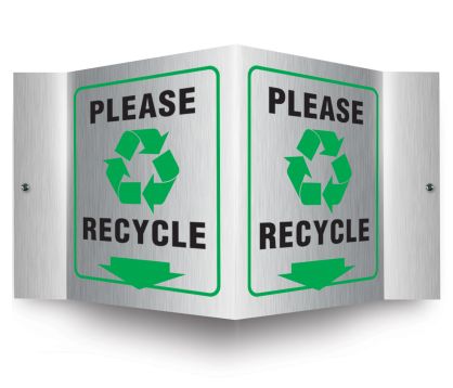 PLEASE RECYCLE W/GRAPHIC