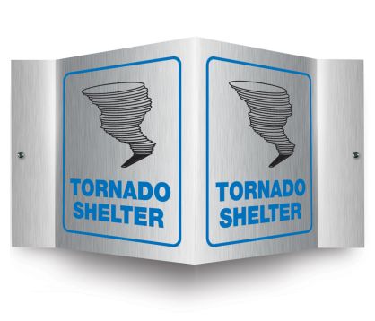 TORNADO SHELTER W/GRAPHIC