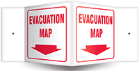 EVACUATION MAP (ARROW DOWN)
