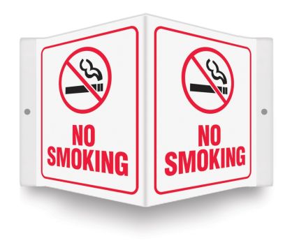 Safety Sign, Legend: NO SMOKING