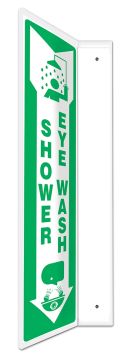SHOWER/EYE WASH (W/GRAPHIC) (ARROW)