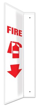 Safety Sign, Legend: FIRE