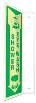 SHOWER/EYE WASH (W/GRAPHIC) (ARROW)