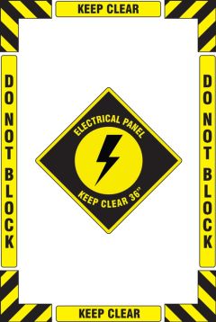 Electrical Panel Keep Clear 36" Keep Clear Do not Block