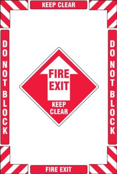 Fire Exit Keep Clear Do not Block