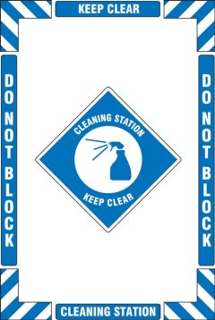 Cleaning Station Keep Clear Do not Block