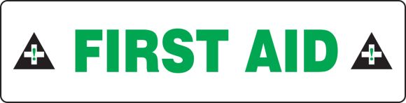 Plant & Facility, Legend: FIRST AID W/GRAPHIC