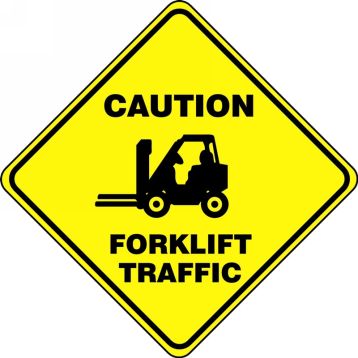 Plant & Facility, Legend: CAUTION FORKLIFT TRAFFIC