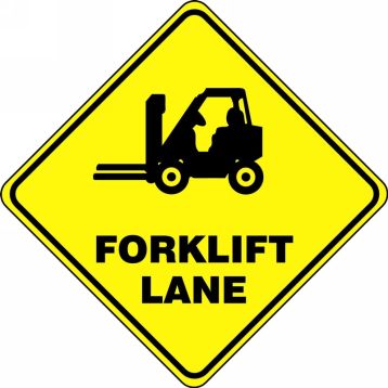 Plant & Facility, Legend: FORKLIFT LANE